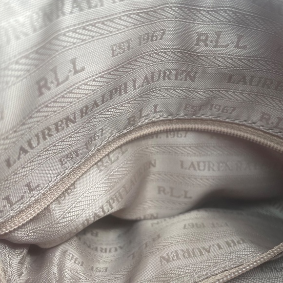 LRL Leather crossbody shoulder bag | Black - Picture 14 of 16